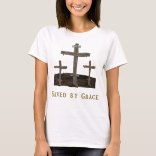 Gerettet von Grace Christliche T - Shirt