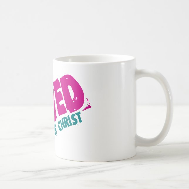 GERETTET von Jesus Christus Tasse (Rechts)