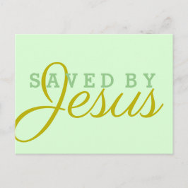 Gerettet von Jesus Postkarte
