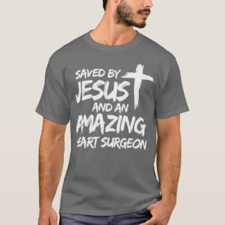 Gerettet von Jesus und einem Phantastischen Herzch T-Shirt