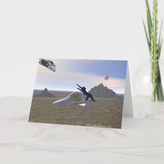 Gerettete Gruß-Karte Karte