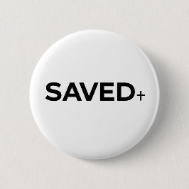 Gerettete + Knopfnadel Button