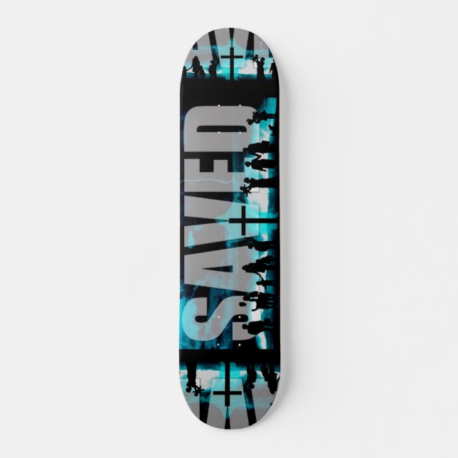 Gerettetes christliches skateboard (Vorne)