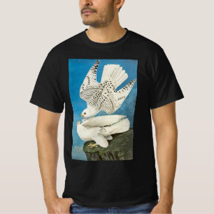 Gerfalken, auch Gyrfalcons von John James Audubon T-Shirt