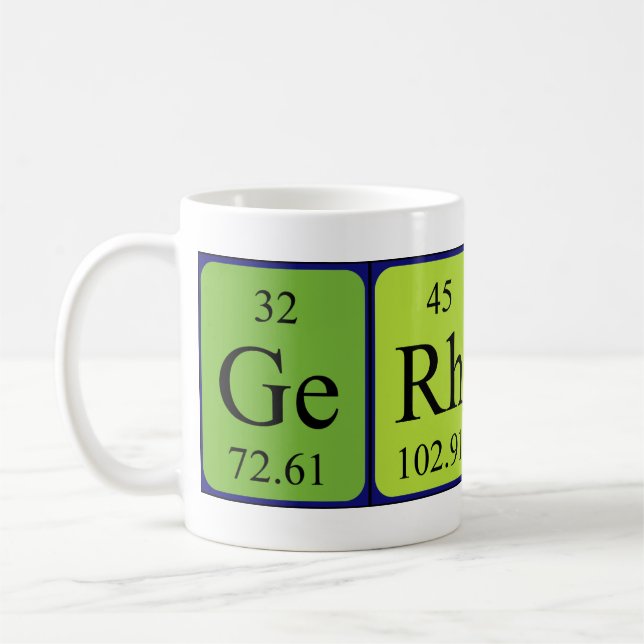 Gerhard Periodenname Tasse (Links)