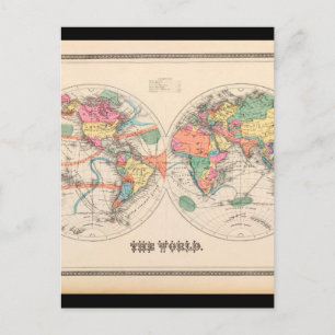 Geriatric World Map 20_Maps of Antiquity Postkarte
