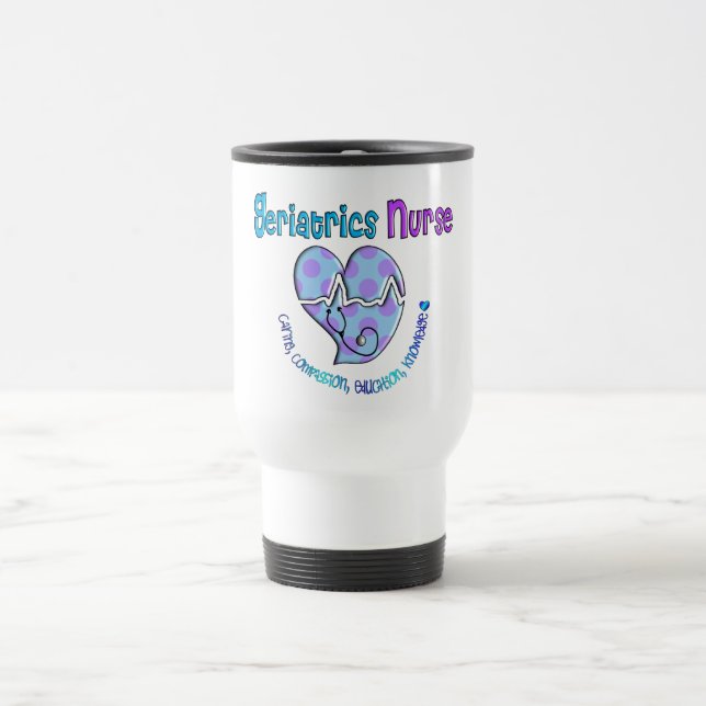 Geriatrie-Krankenschwester-Geschenke Reisebecher (Mittel)