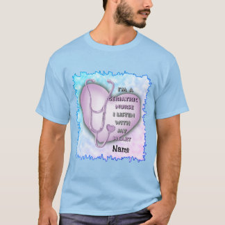 Geriatrische lila Herzkrankheit T-Shirt