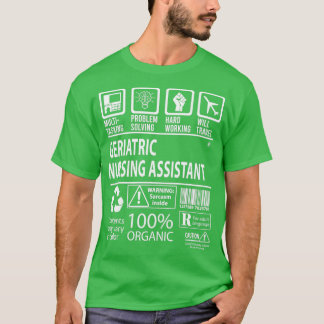 Geriatrische Pflegeassistentin MultiTasking zertif T-Shirt