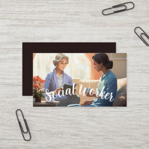 Geriatrische Sozialarbeiter Visitenkarte