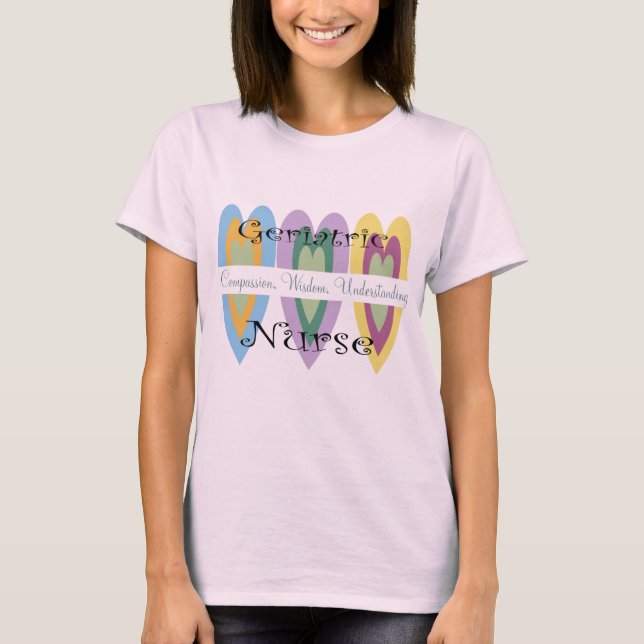 GERIATRISCHER Krankenschwester-T - Shirt (Vorderseite)