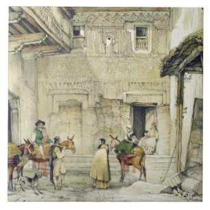 Gericht der Moschee (Patio de la Mesquita), von ' Fliese