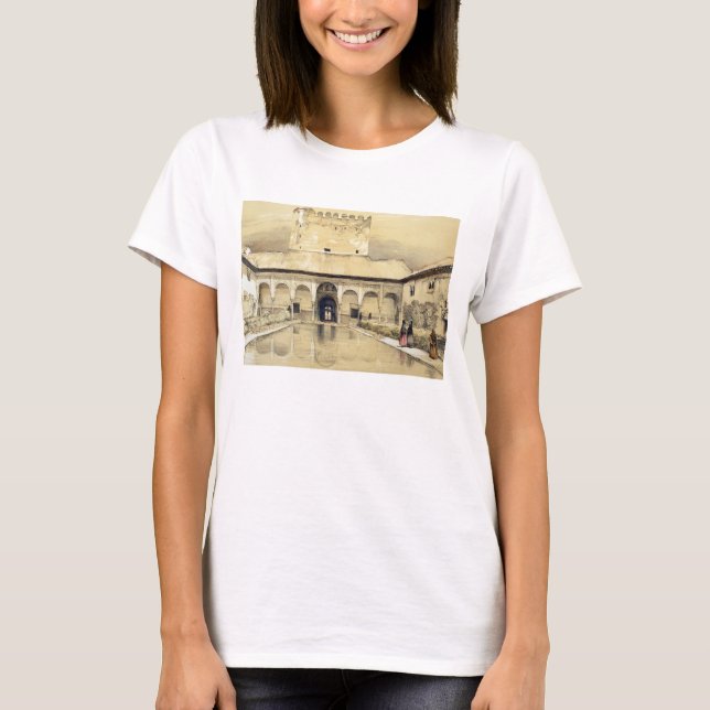 Gericht der Myrten (Patio de los Arrayanes) und T-Shirt (Vorderseite)