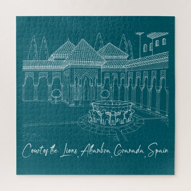 Gericht von Alhambra 2 Puzzle (Vertikal)