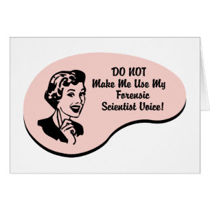 Gerichtliche Wissenschaftler-Stimme