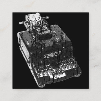 Gerichts-Berichts-Visitenkarten Quadratische Visitenkarte