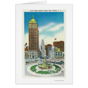 Gerichts-Straßen-Ansicht von Freiheits-Bank Gbd