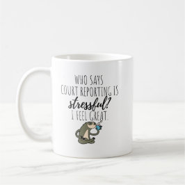 Gerichtsberichts-Kaffee-Tasse Kaffeetasse