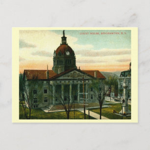Gerichtsgebäude, Binghamton, New York Vintage Postkarte