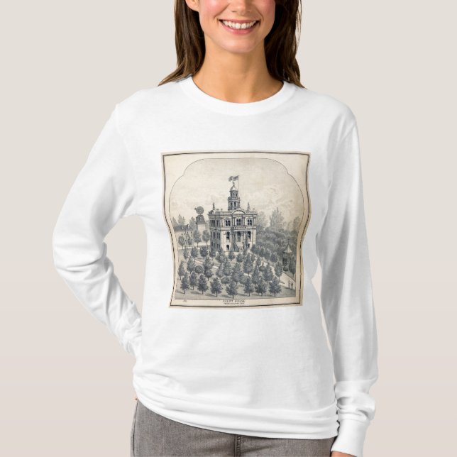 Gerichtsgebäude, Fresno T-Shirt (Vorderseite)