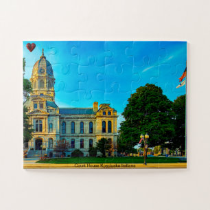 Gerichtsgebäude Kosciusko Indiana Puzzle