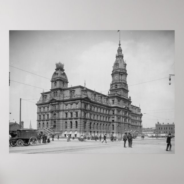 Gerichtsgebäude Poster (Vorne)