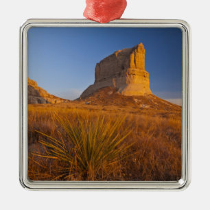Gerichtsgebäude und Jailhouse Rock nahe Bridgeport Silbernes Ornament