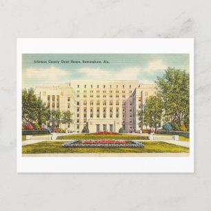 Gerichtsgebäude von Jefferson County in Birmingham Postkarte