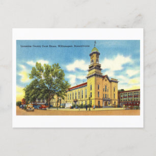 Gerichtsgebäude von Lycoming County in Williamspor Postkarte