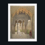 Gerichtshof der Löwen, Alhambra, Granada, 185 Postkarte<br><div class="desc">Bild:170884 Der Gerichtshof der Löwen, die Alhambra, Granada, 1853 (farbiges Litho). Asselineau, Leon Auguste (1808-89). Private Sammlung, The Stapleton Collection. Kunst, Kunst.</div>