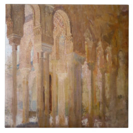 Gerichtshof der Löwen, Alhambra (von Henri Regnaul Fliese