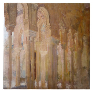 Gerichtshof der Löwen, Alhambra (von Henri Regnaul Fliese