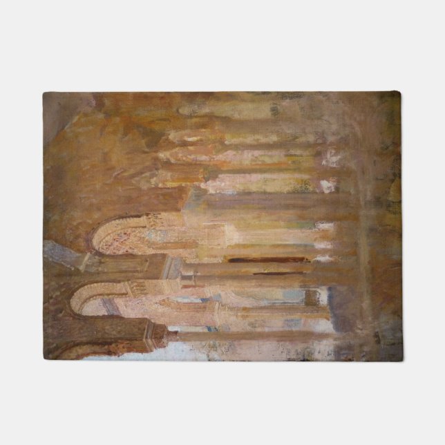 Gerichtshof der Löwen, Alhambra (von Henri Regnaul Fußmatte (Vorderseite)