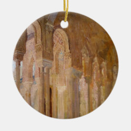 Gerichtshof der Löwen, Alhambra (von Henri Regnaul Keramik Ornament