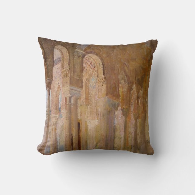 Gerichtshof der Löwen, Alhambra (von Henri Regnaul Kissen (Vorderseite)