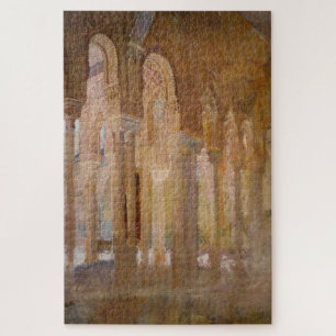 Gerichtshof der Löwen, Alhambra (von Henri Regnaul Puzzle