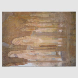 Gerichtshof der Löwen, Alhambra (von Henri Regnaul Seidenpapier