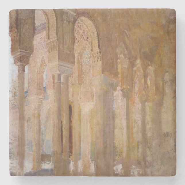 Gerichtshof der Löwen, Alhambra (von Henri Regnaul Steinuntersetzer (Vorderseite)