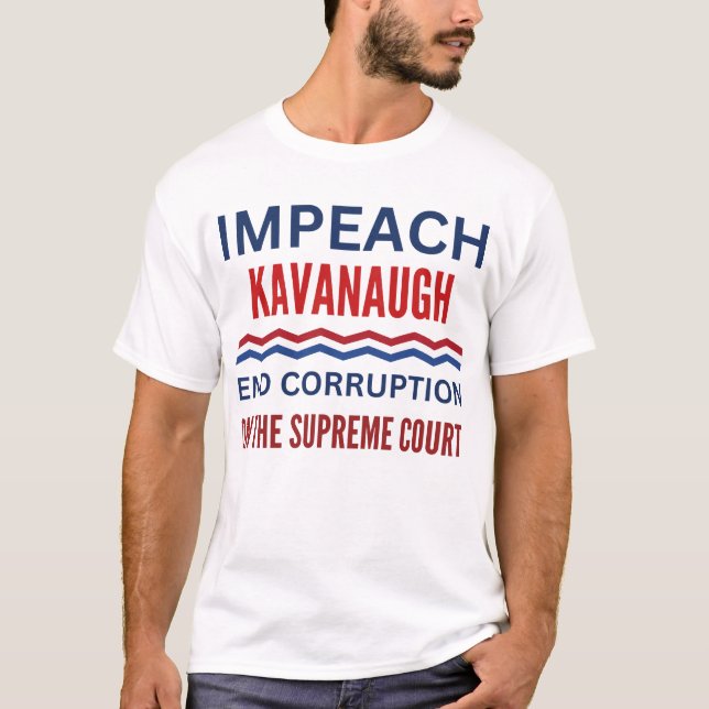 Gerichtshof von Impeach Brett Kavanagh T-Shirt (Vorderseite)