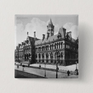 Gerichtssitzungs-Gerichte, Manchester, c.1910 Button