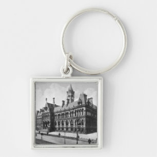 Gerichtssitzungs-Gerichte, Manchester, c.1910 Schlüsselanhänger