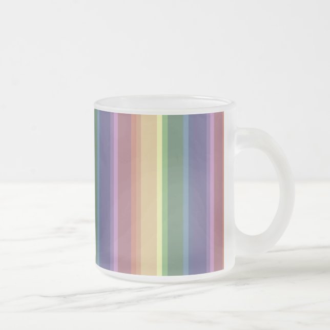 Geringe Regenbogenstreifen Mattglastasse (Rechts)