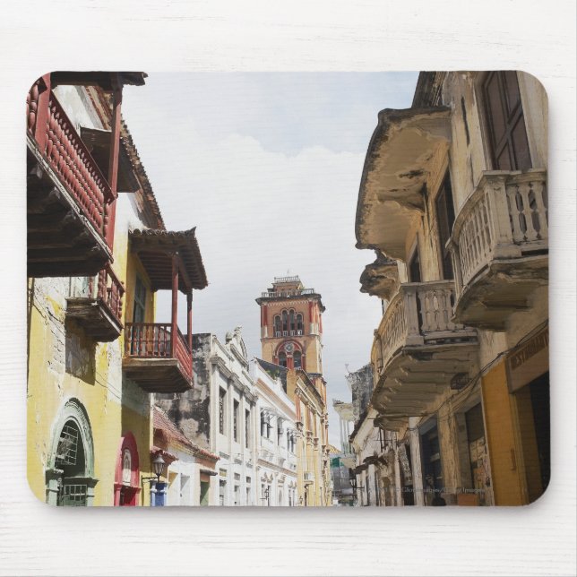 Geringe Sicht auf die Wohnungen entlang der Straße Mousepad (Vorne)