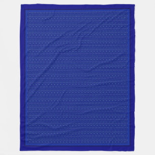Geringes Filigret über Cobalt Blue Fleece Blanket