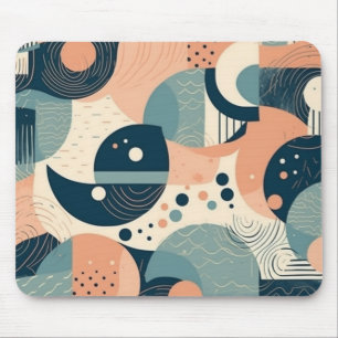 Geringstes Abstraktes nahtloses Muster - Geometris Mousepad