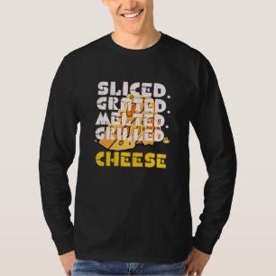 gerippter gegrillter Käse T-Shirt