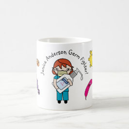 Germ Fighter Niedlich Redhead Personalisiert Kaffeetasse