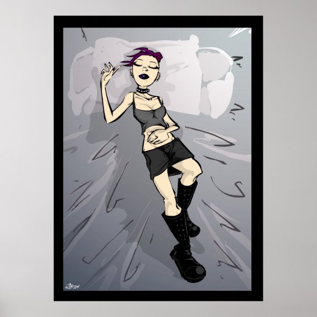 Germaine (Classic Illustration) Poster (Vorne)