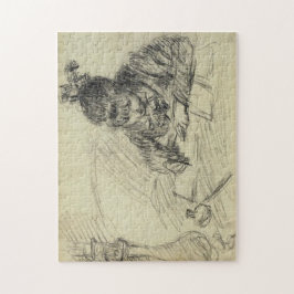 Germaine Hoschedé Schriftstellerin Monet Fine Art Puzzle