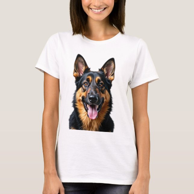 Germam Schäfer Dog Pet Eigentümer Geschenk Memoria T-Shirt (Vorderseite)